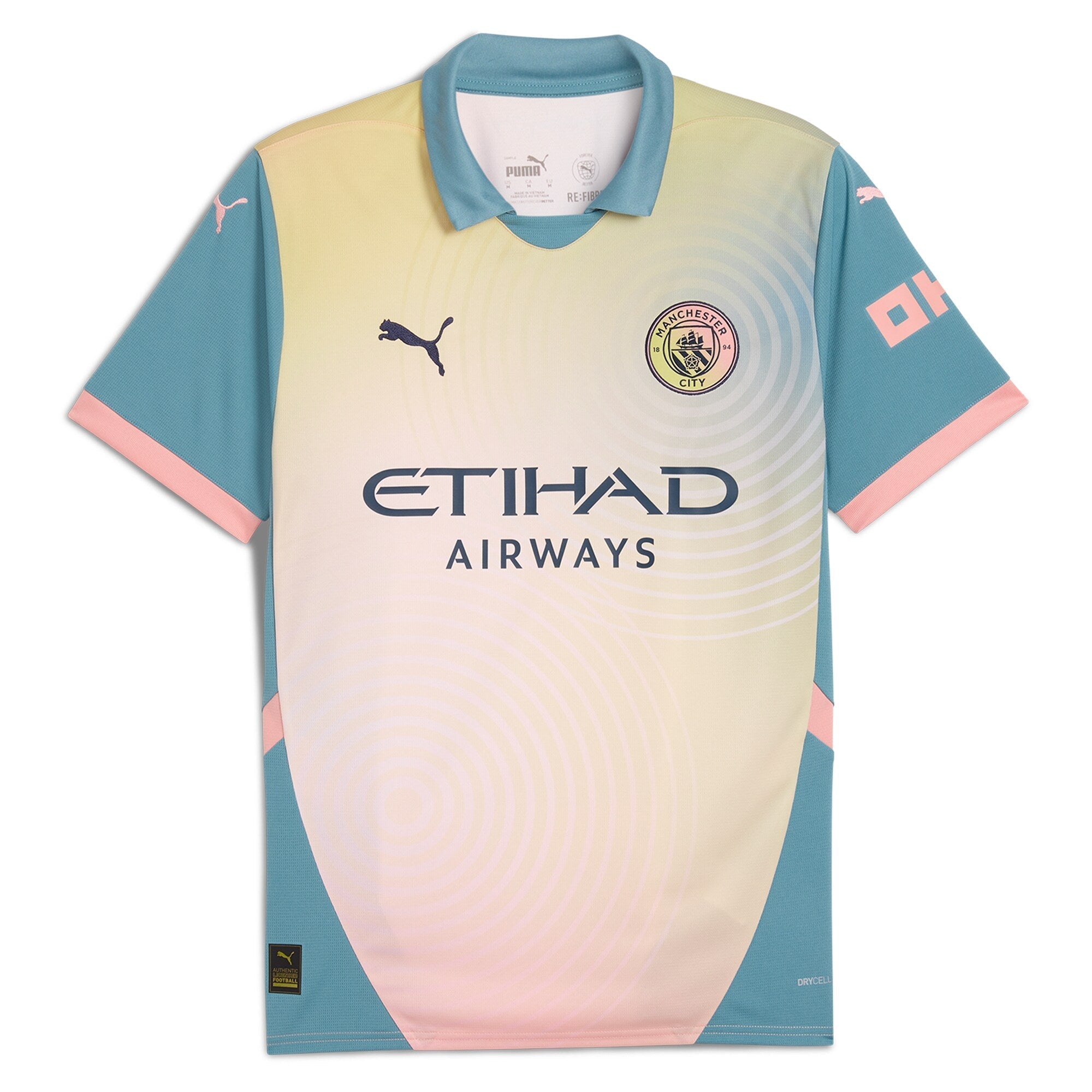 Erling Haaland Manchester City 2024/25 Fourth Player Soccer Shirt - Blue
