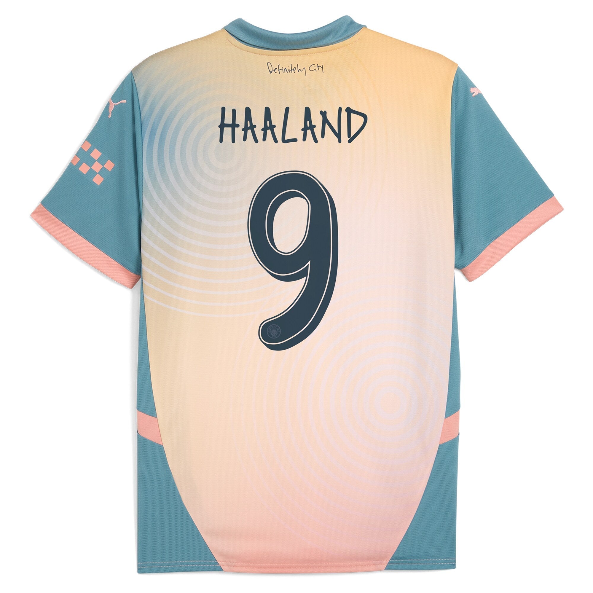 Erling Haaland Manchester City 2024/25 Fourth Player Soccer Shirt - Blue