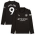 Erling Haaland Manchester City 2025/26 Away Long Sleeve Player Soccer Shirt - Black