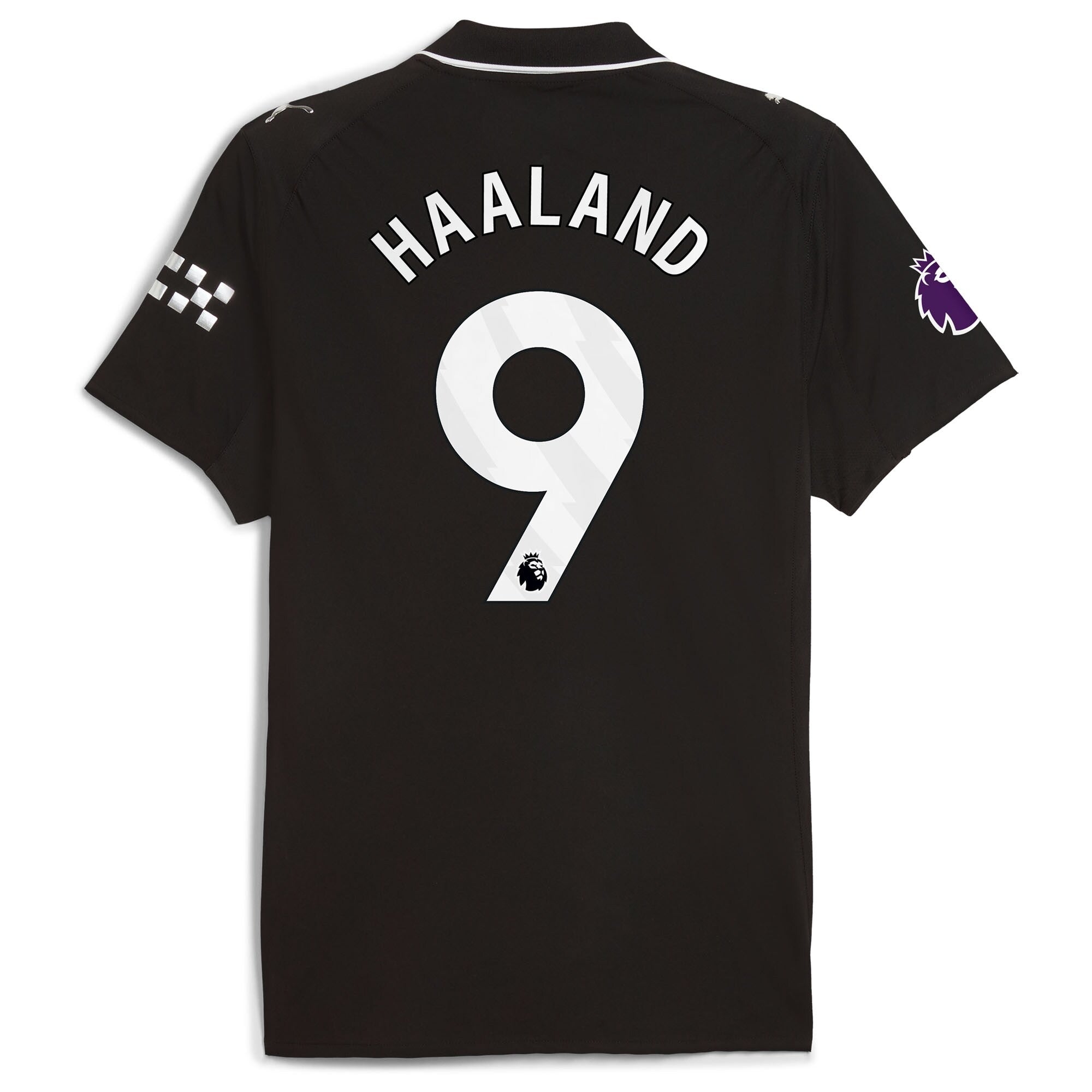 Erling Haaland Manchester City 2025/26 Away Player Soccer Shirt - Black