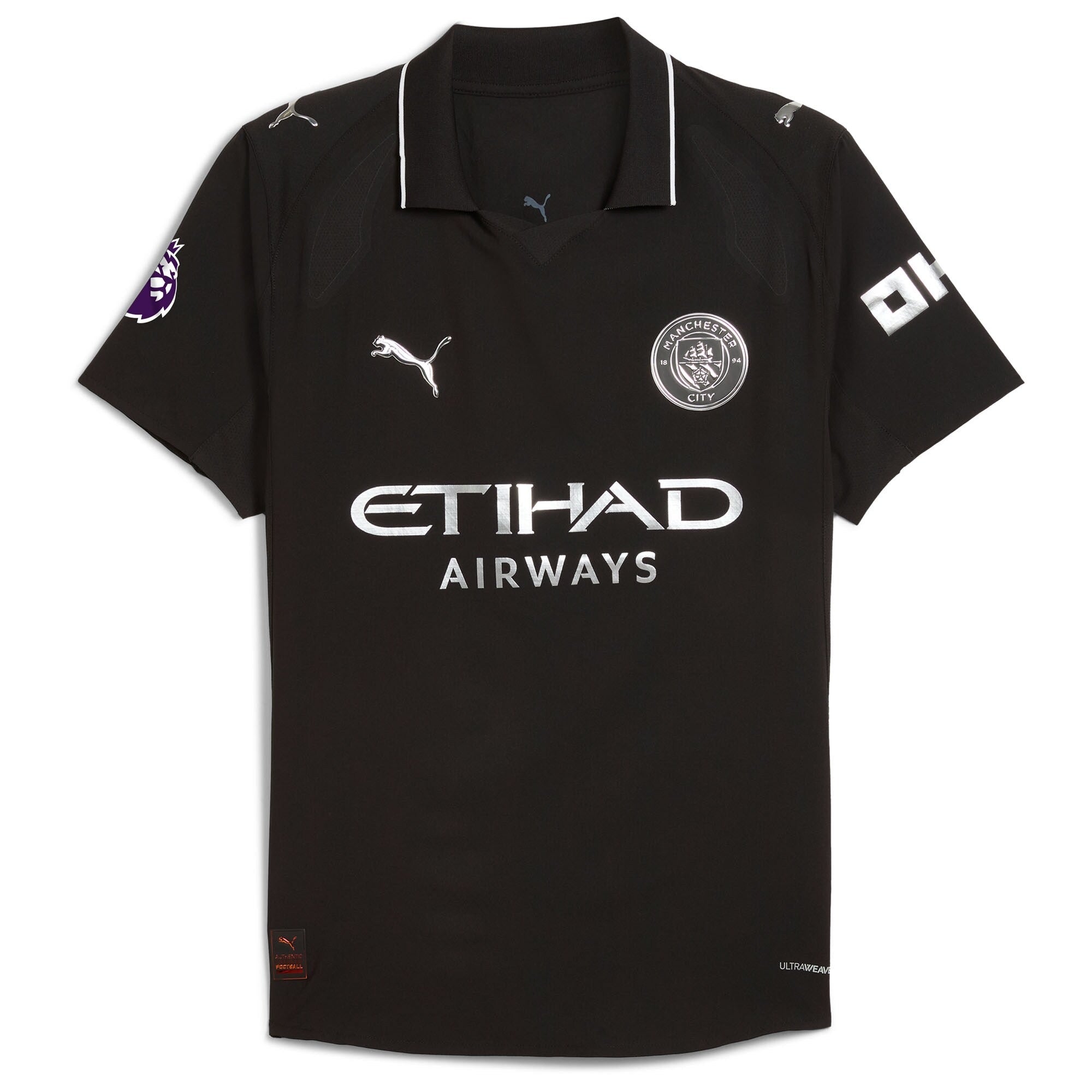 Erling Haaland Manchester City 2025/26 Away Player Soccer Shirt - Black
