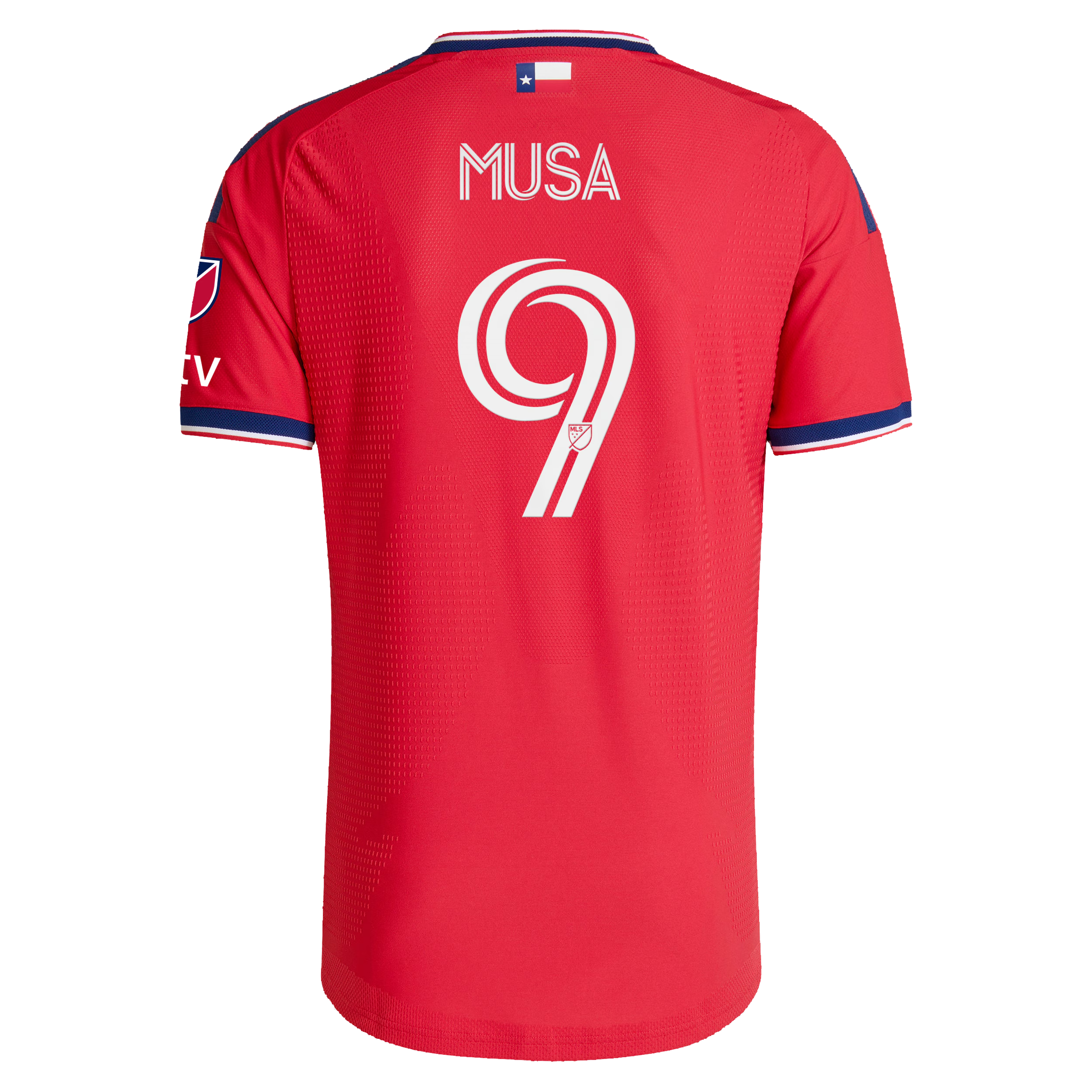 FC Dallas // Petar Musa #9 Official 2026 DNA On-Field Patch Jersey – Red