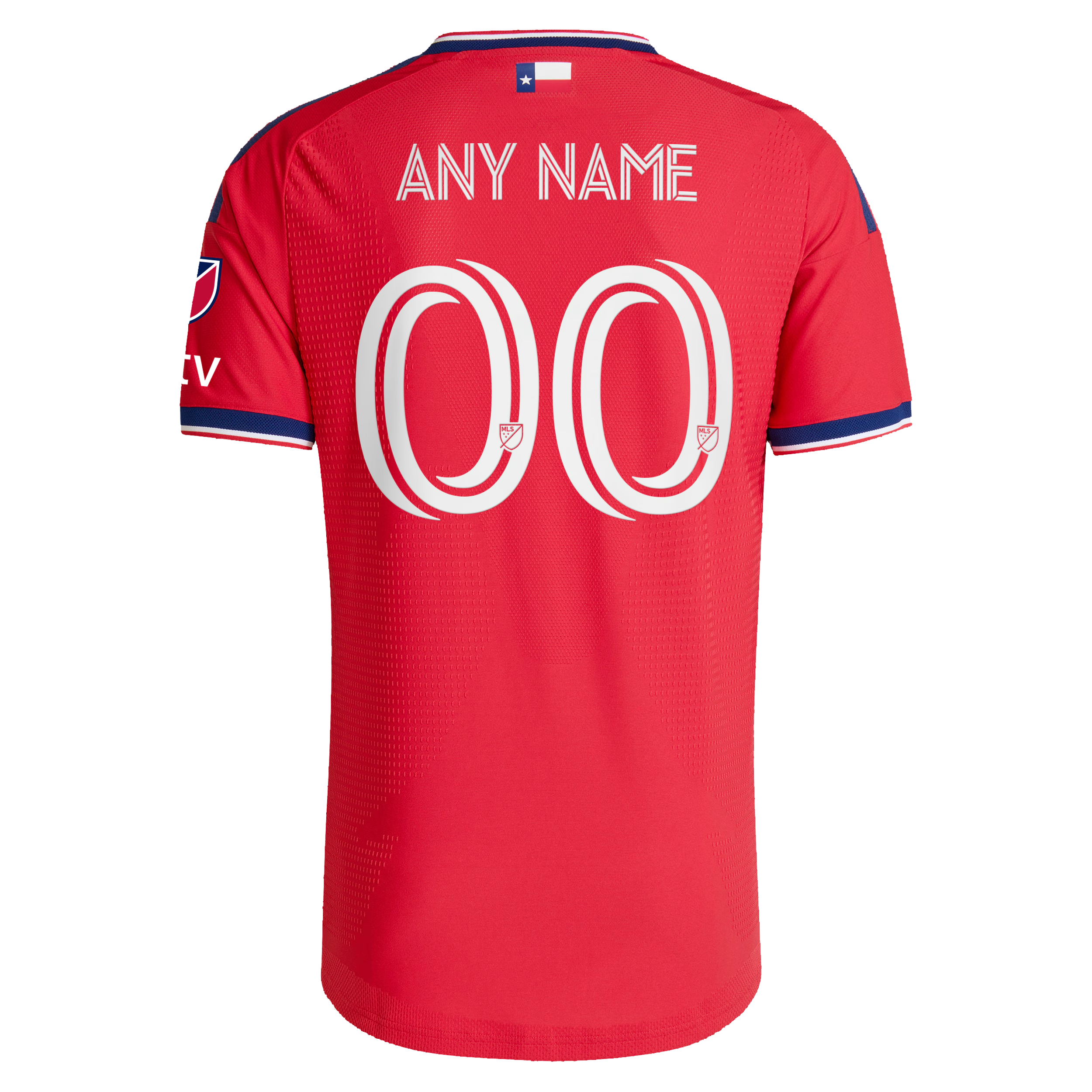 FC Dallas // adidas Official 2026 DNA On-Field Patch Custom Jersey – Red
