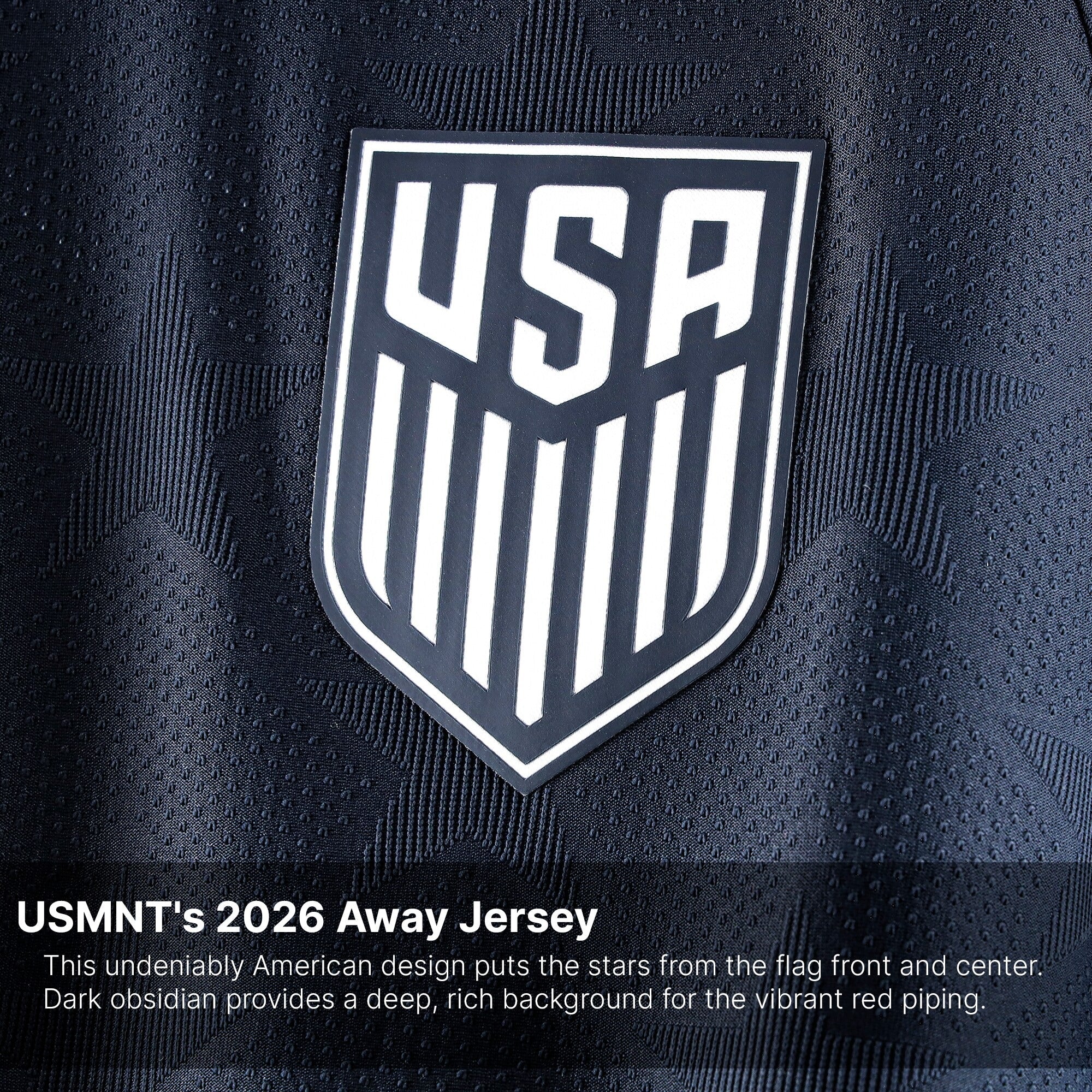 Folarin Balogun USMNT 2026 Away Match Jersey Blue | Nike USA Soccer Jersey