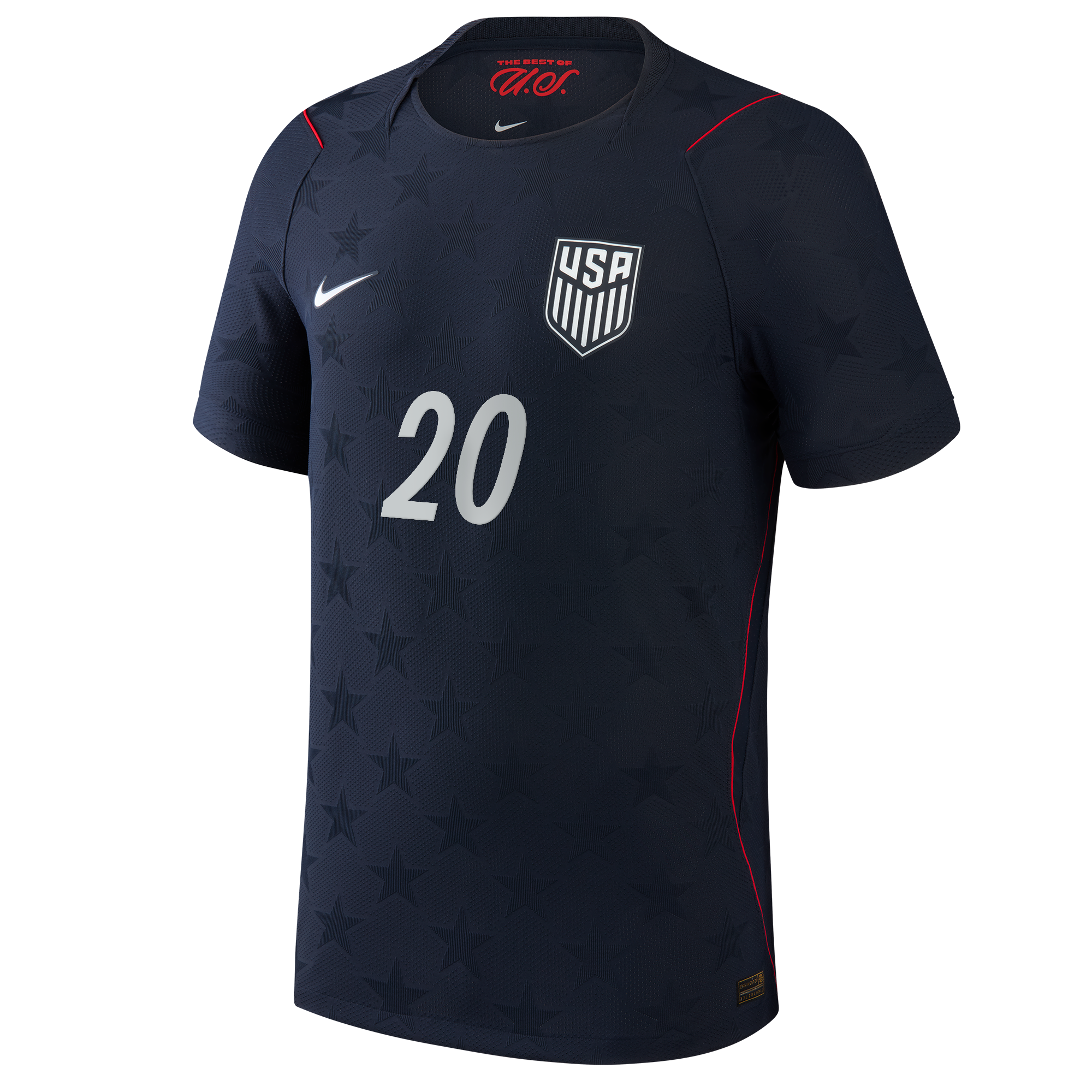Folarin Balogun USMNT 2026 Away Match Jersey Blue | Nike USA Soccer Jersey