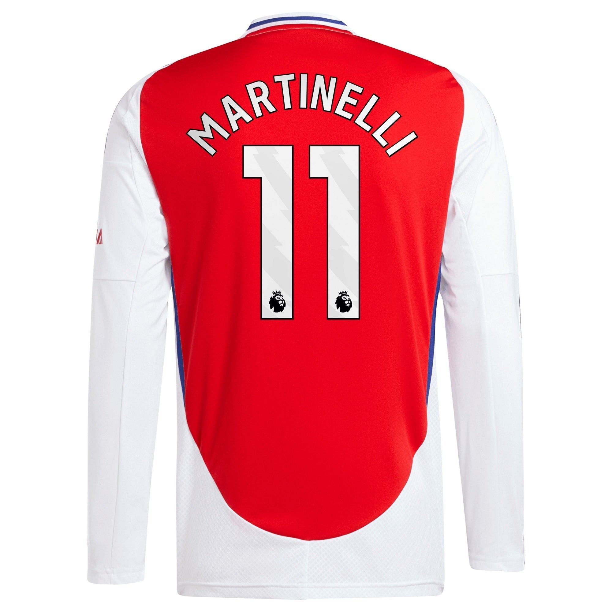 Gabriel Martinelli Arsenal  2024/2025 Home Long Sleeve Player Soccer Shirt – Red