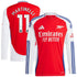 Gabriel Martinelli Arsenal  2024/2025 Home Long Sleeve Player Soccer Shirt – Red