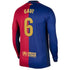 Gavi Barcelona 6 2024/25 Home Long Sleeve Player Soccer Shirt - Royal