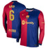 Gavi Barcelona 6 2024/25 Home Long Sleeve Player Soccer Shirt - Royal