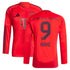 Harry Kane Bayern Munich  2024/2025 Home Long Sleeve Player Soccer Shirt - Red