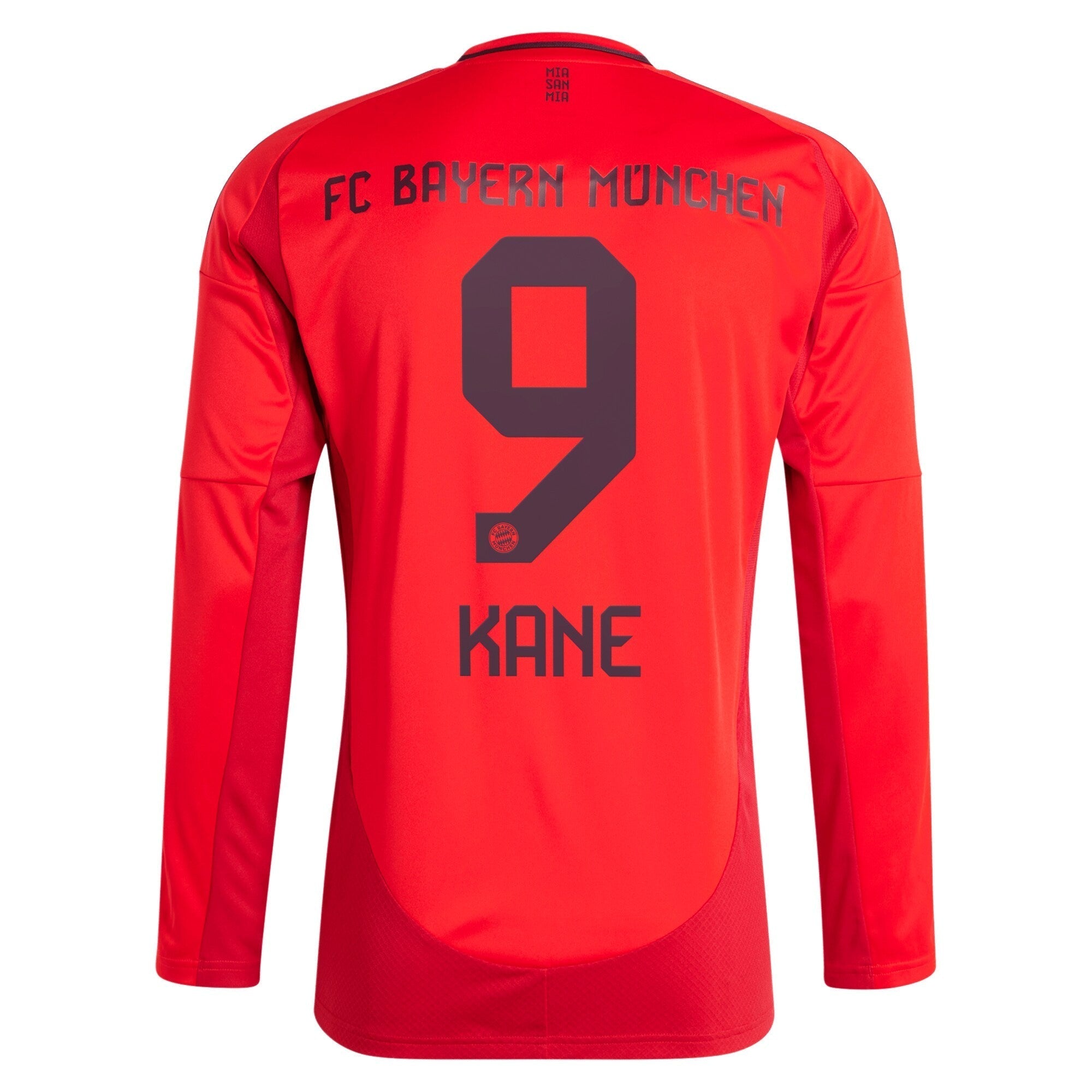 Harry Kane Bayern Munich  2024/2025 Home Long Sleeve Player Soccer Shirt - Red