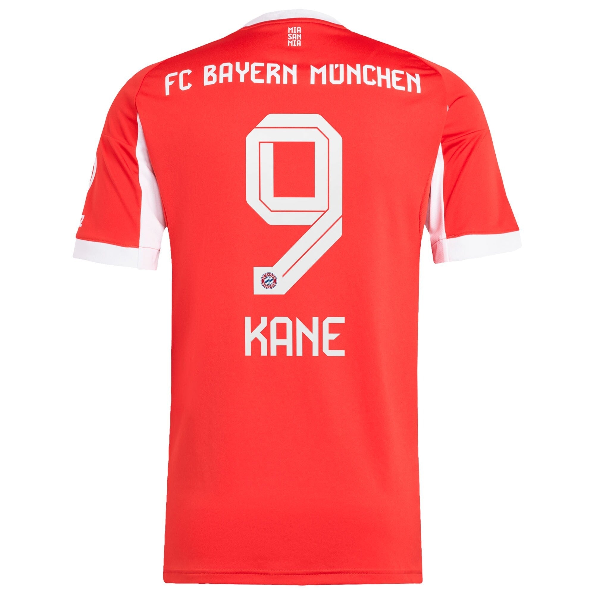 Harry Kane Bayern Munich 2025/26 Home Soccer Shirt - Red