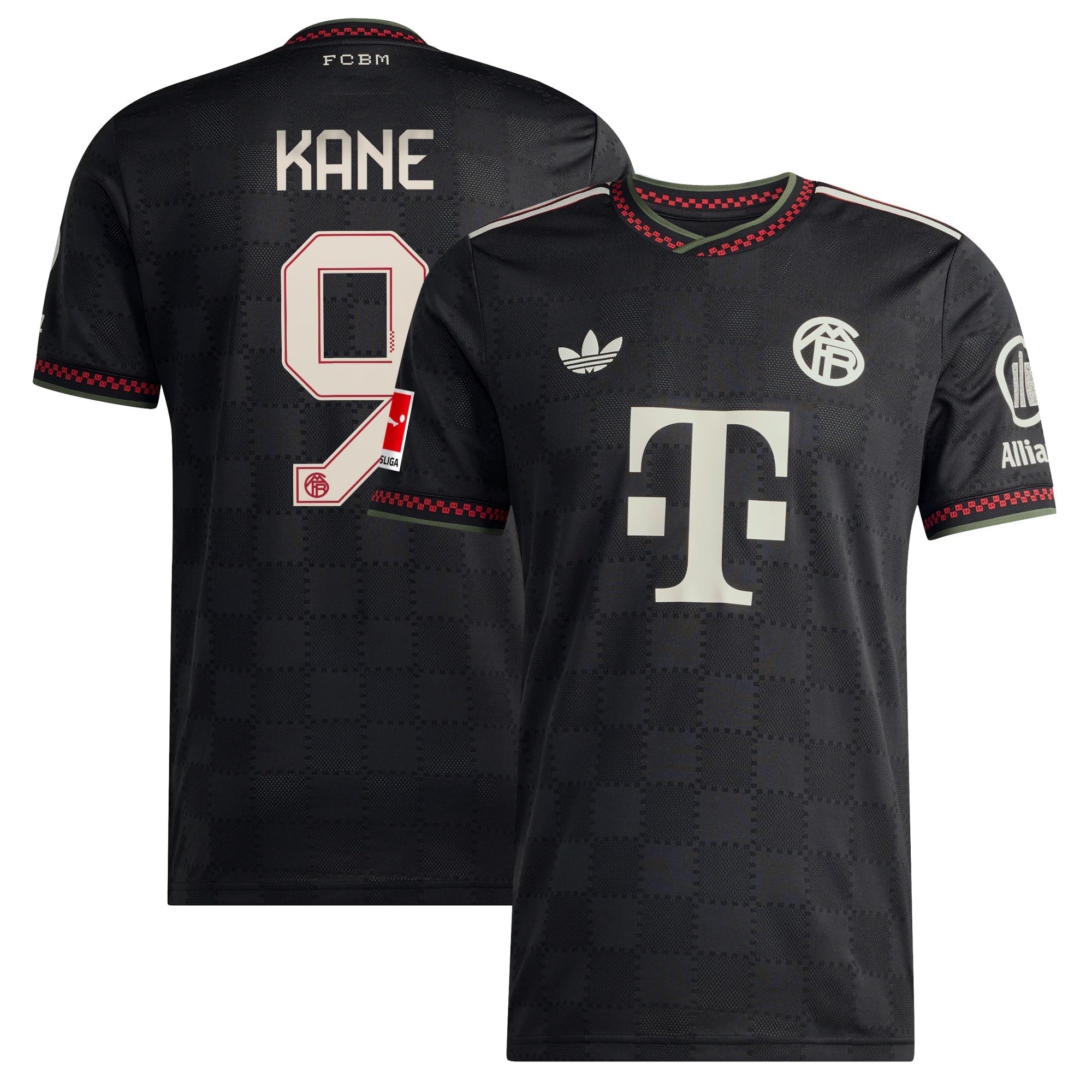 Harry Kane Bayern Munich 2025/26 Third Player Soccer Shirt - Black