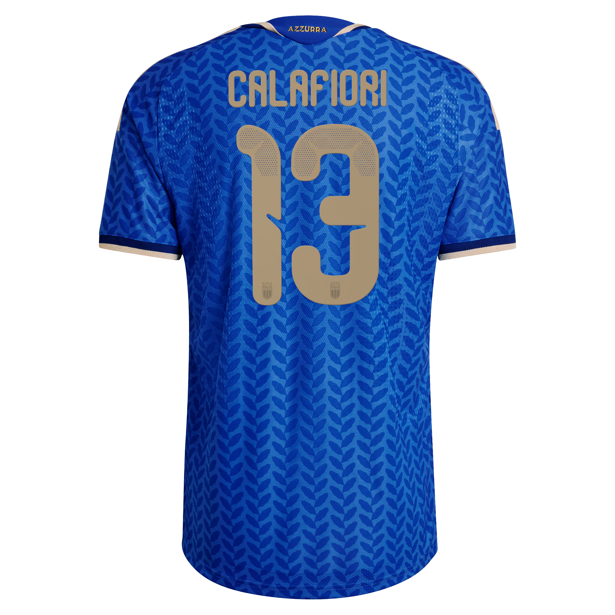 Italy 2026 Home Player Jersey #5 - Blue (Calafiori)
