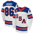 Jack Hughes #86 USA Hockey 2026 Away Jersey - Nike White