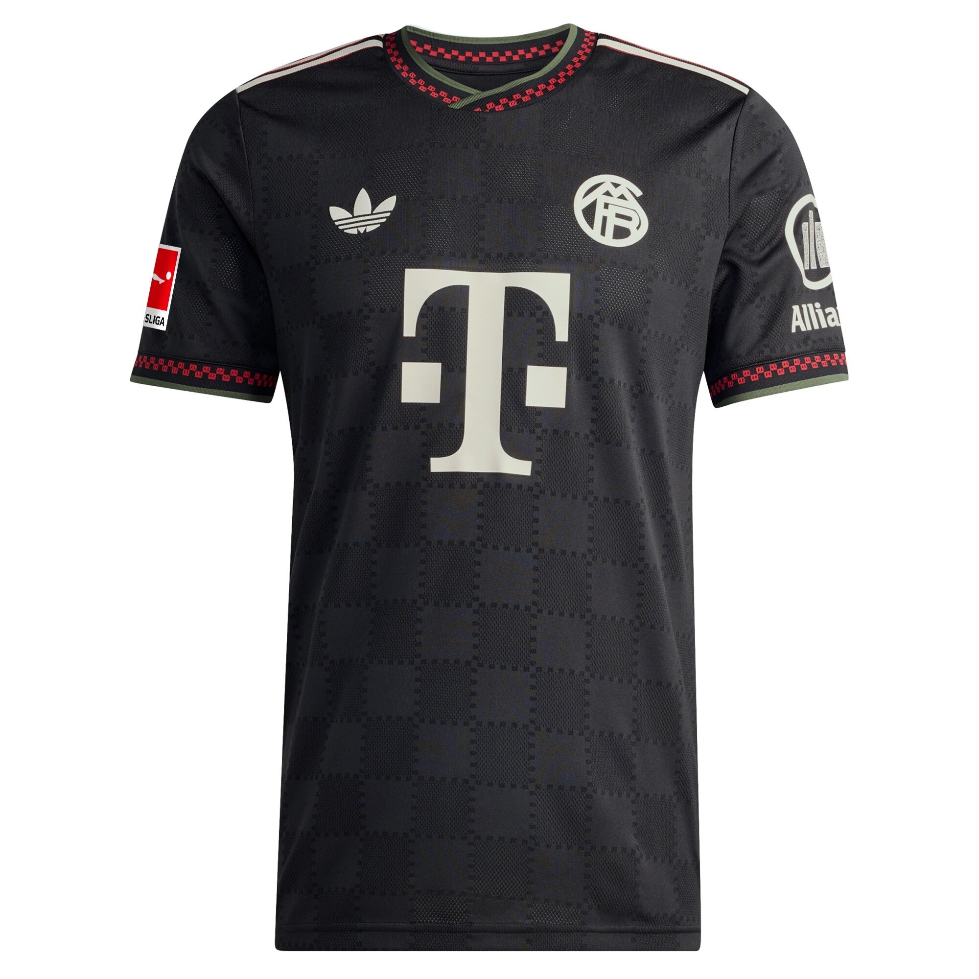 Jamal Musiala Bayern Munich 2025/26 Third Player Soccer Shirt - Black