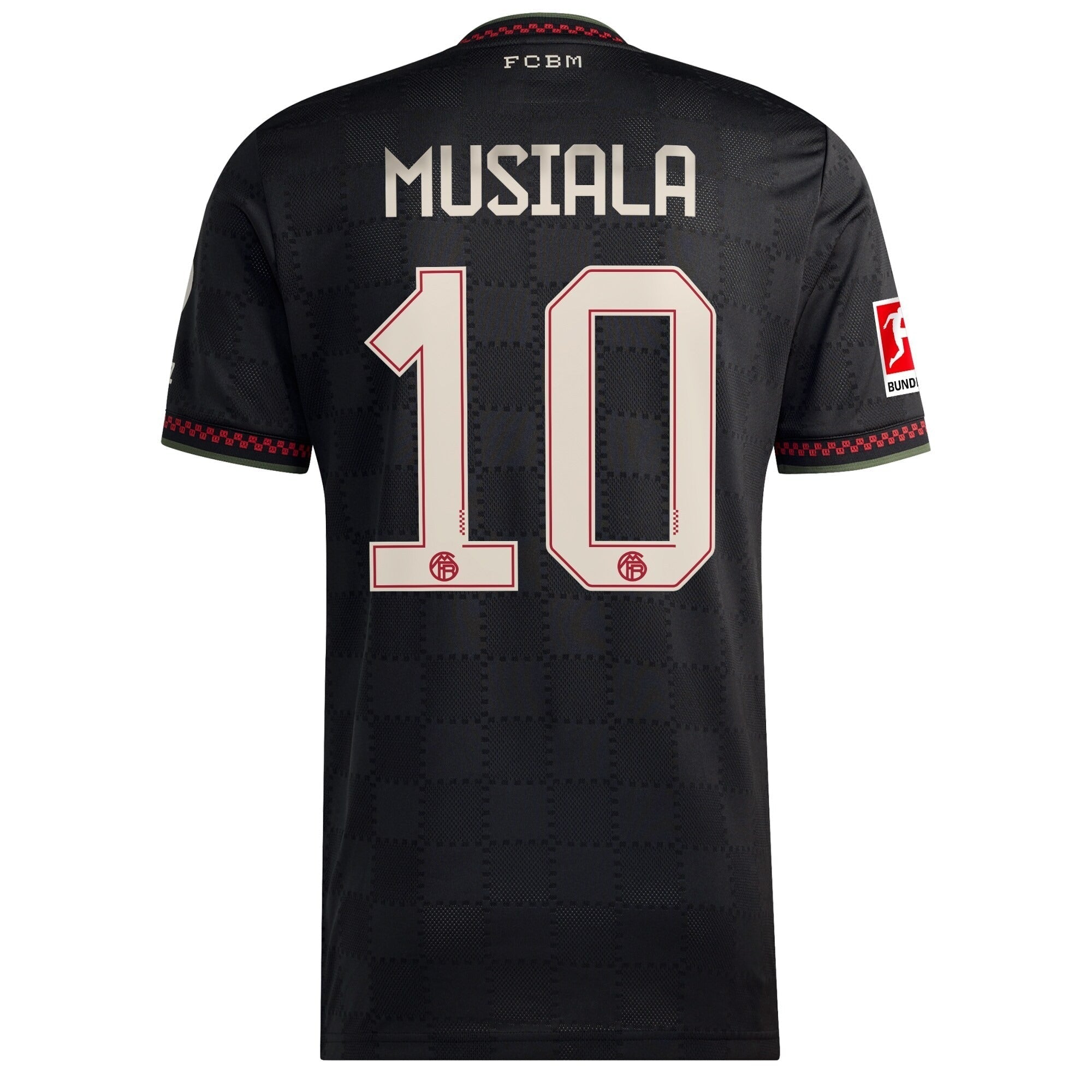 Jamal Musiala Bayern Munich 2025/26 Third Player Soccer Shirt - Black