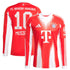 Jamal Musiala Bayern Munich Home 2025/26 Long Sleeve Player Soccer Shirt - Red