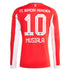 Jamal Musiala Bayern Munich Home 2025/26 Long Sleeve Player Soccer Shirt - Red