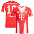 Jamal Musiala Bayern Munich Home 2025/26 Player Soccer Shirt - Red