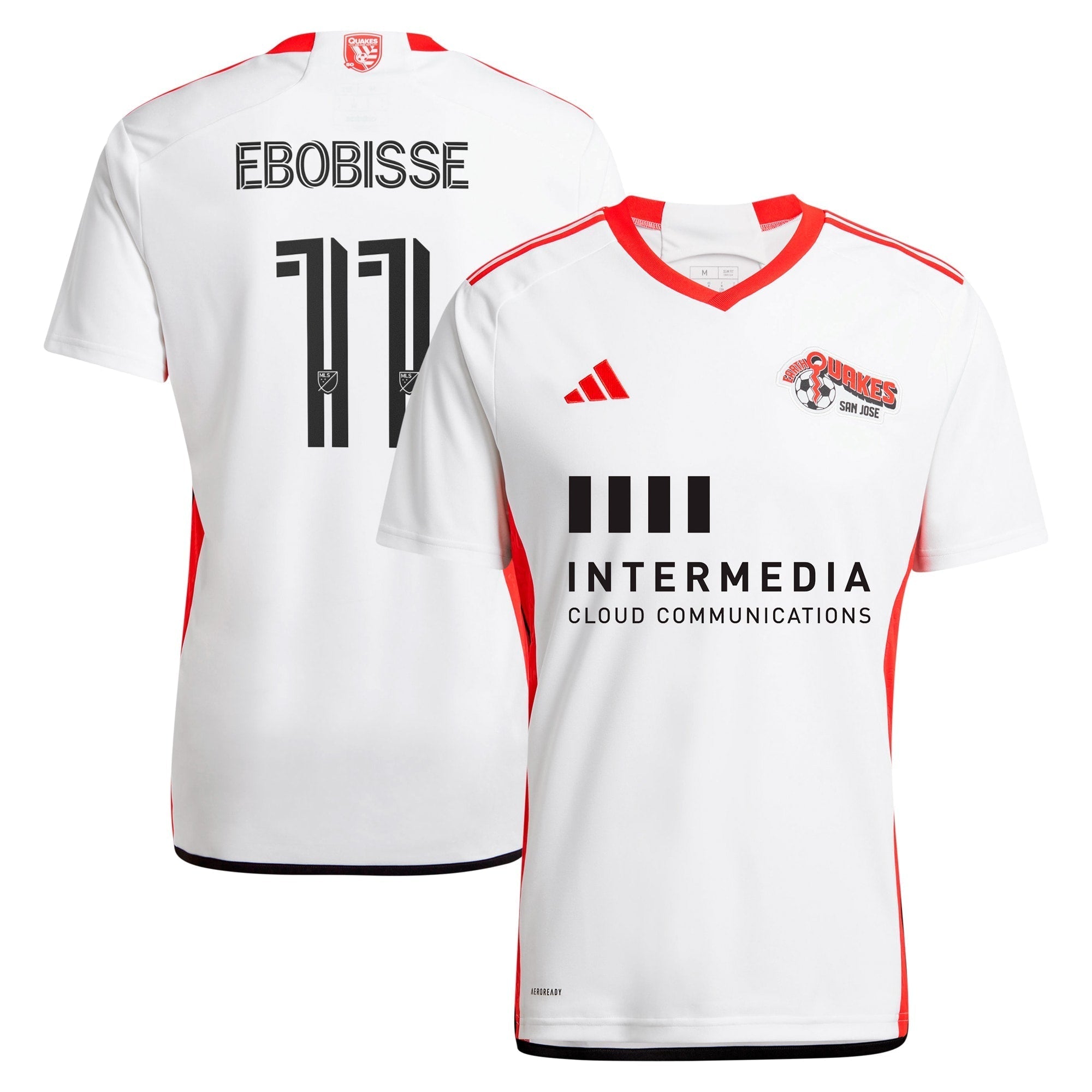Jeremy Ebobisse San Jose Earthquakes 2024 The 50 Kit Player Soccer Shirt - White