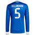 Jude Bellingham Real Madrid 2025/26 Third Long Sleeve Player Soccer Shirt - Blue