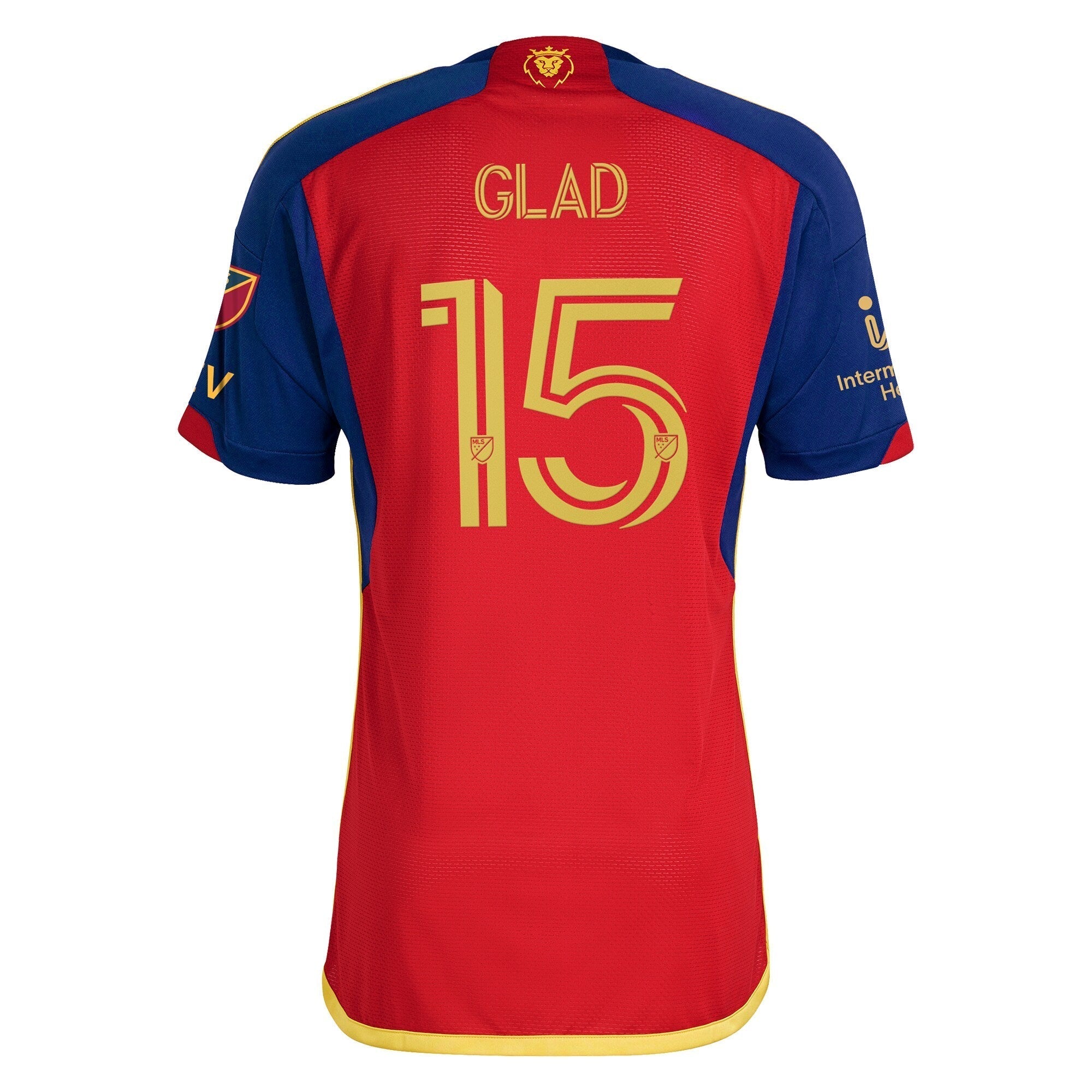 Justen Glad Real Salt Lake 2024 Peak Utah Player Soccer Shirt – Red