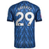 Kai Havertz Arsenal 2025/26 Away Player Soccer Shirt - Blue