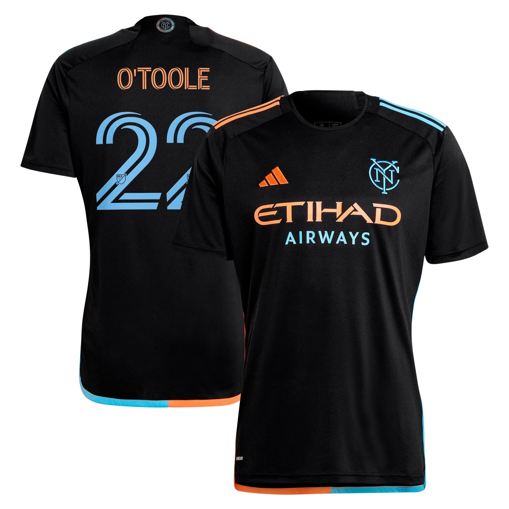 Kevin O'Toole New York City FC 2024 24/7 Kit Player Soccer Shirt – Black