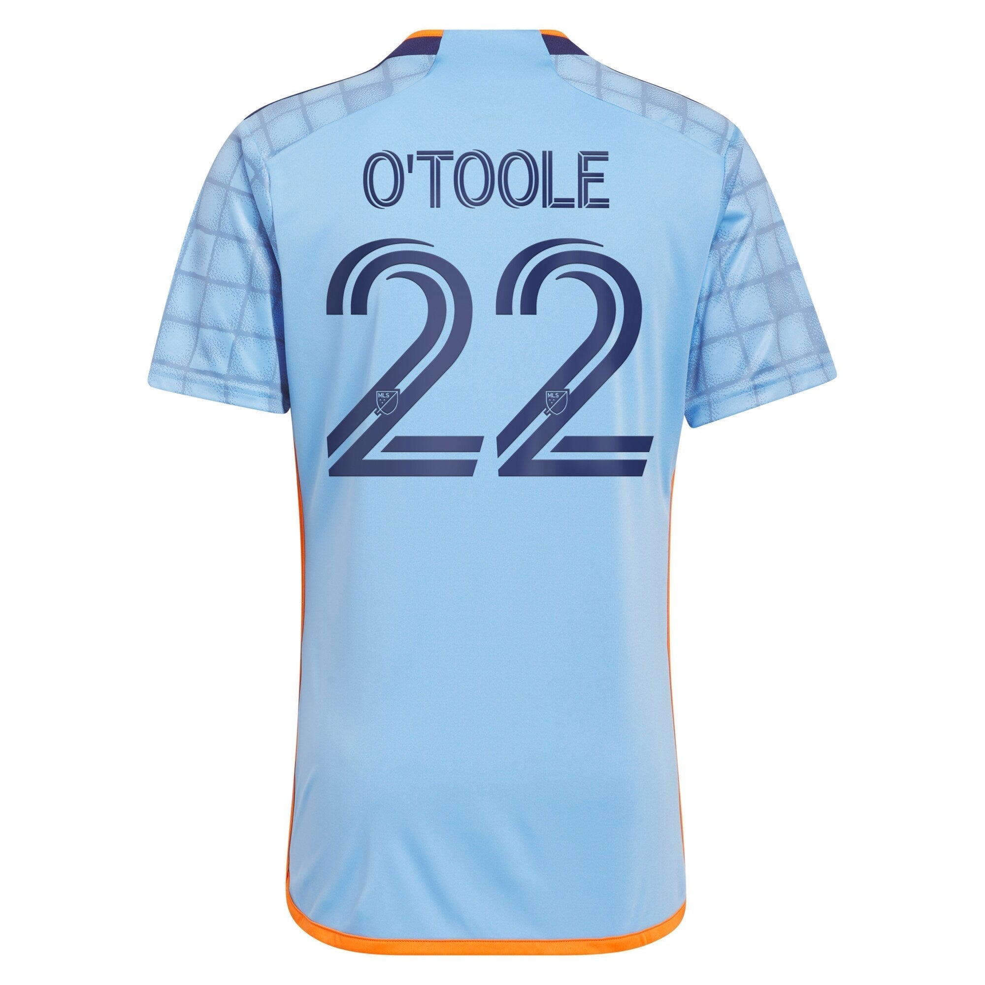 Kevin O'Toole New York City FC 2024 The Interboro Kit Player Soccer Shirt – Light Blue