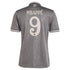 Kylian Mbappé Real Madrid 2024/25 Third Player Soccer Shirt - Charcoal