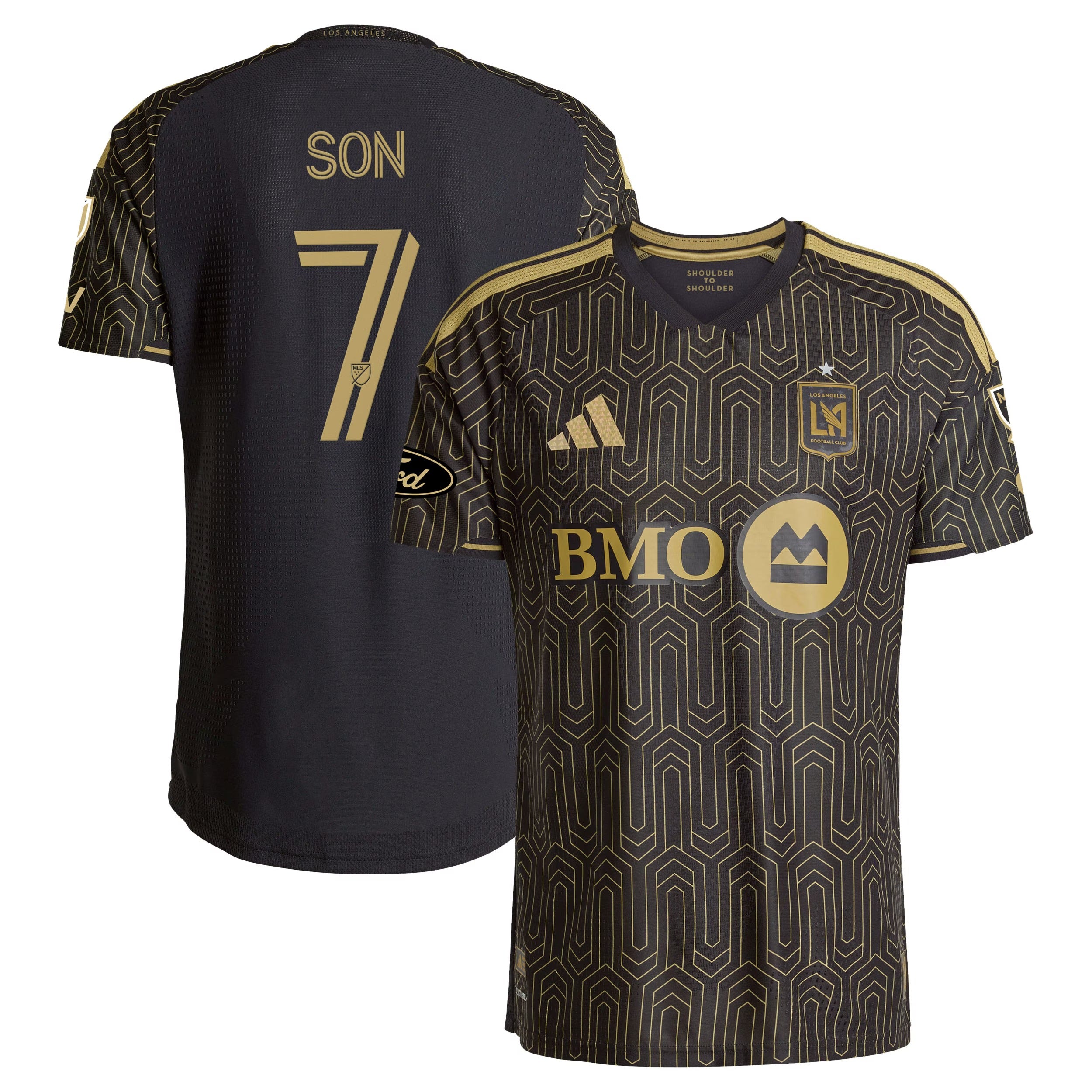 LAFC // Son Heung-min #7 Official 2026 Primary On-Field Patch Jersey – Black