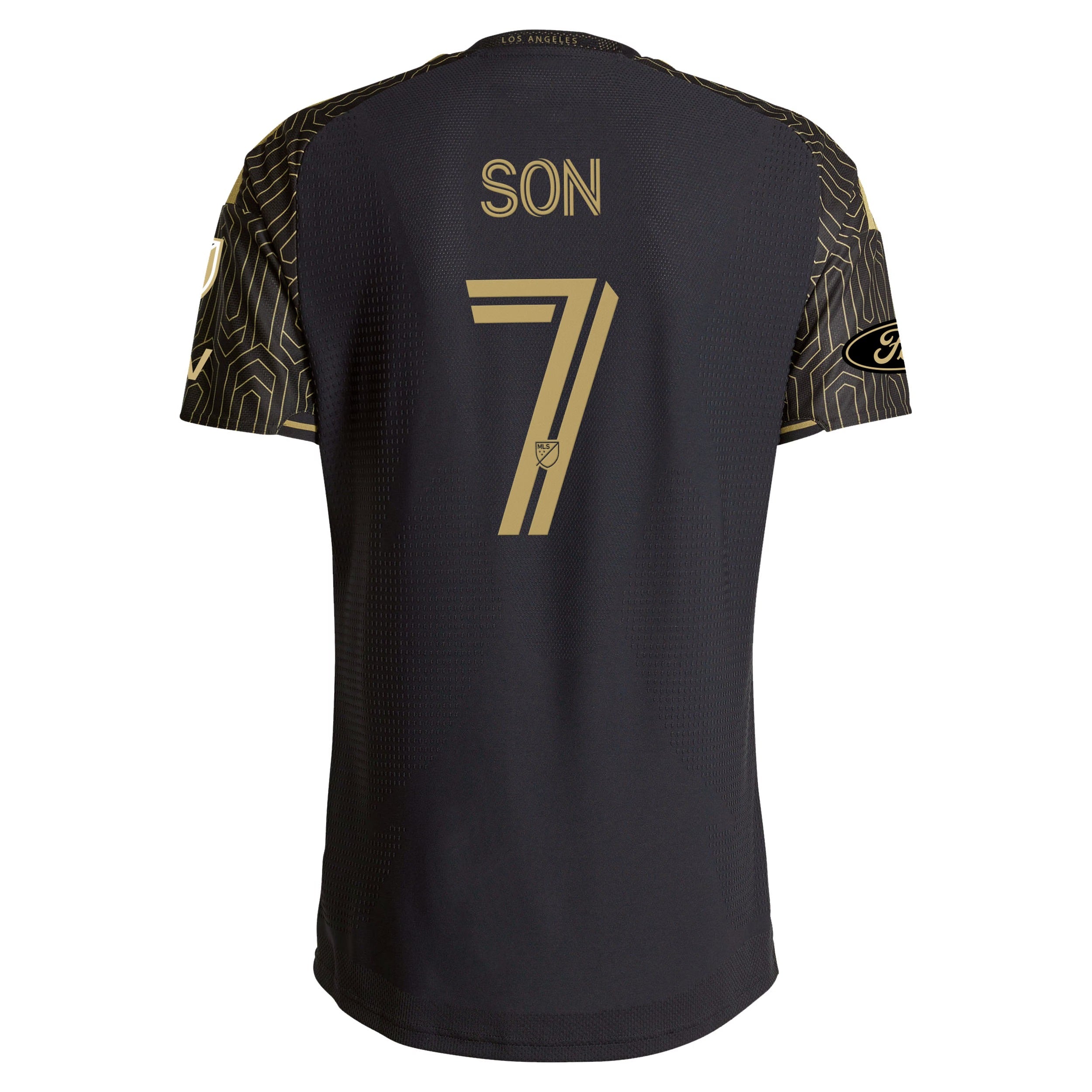 LAFC // Son Heung-min #7 Official 2026 Primary On-Field Patch Jersey – Black