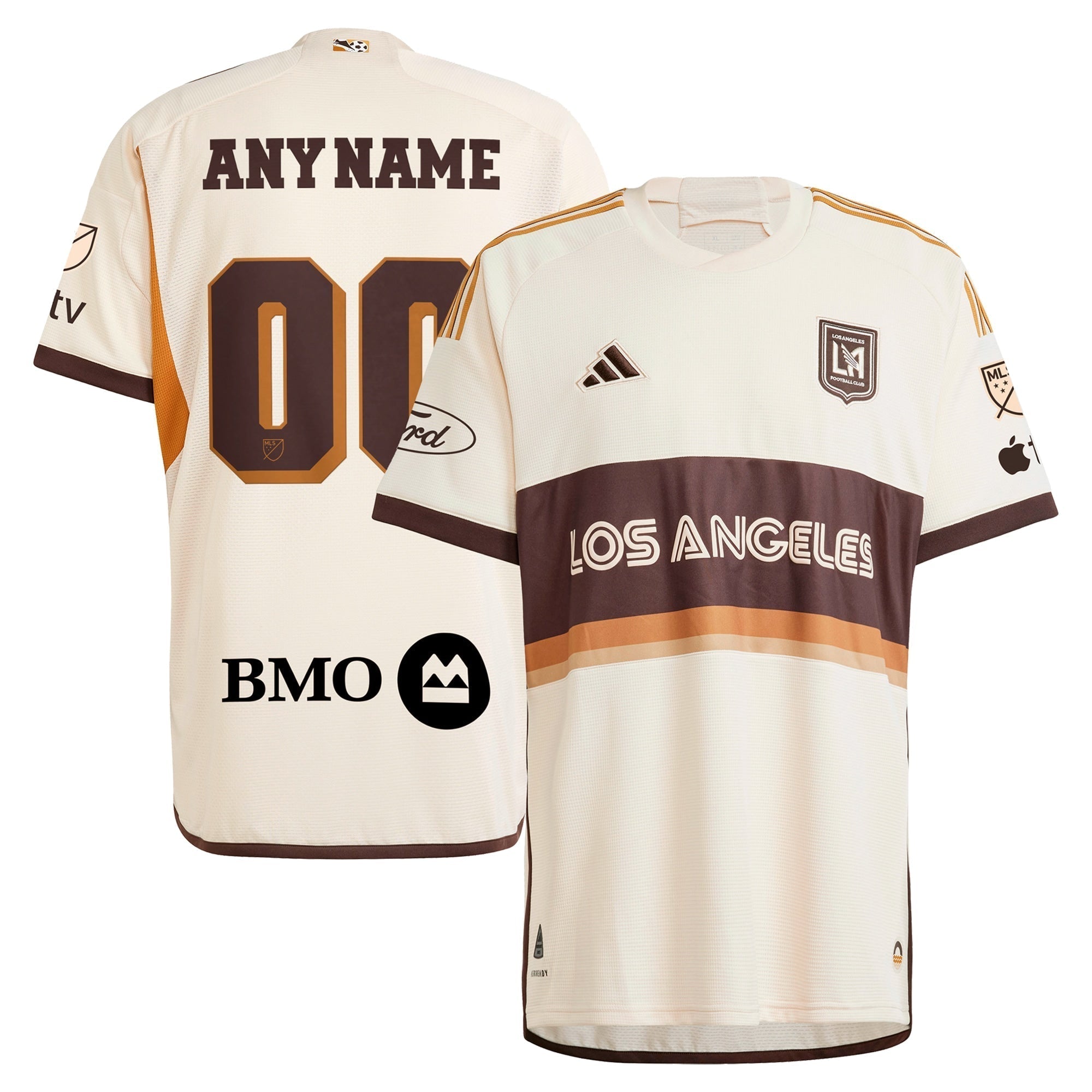 LAFC 2024 Archive Customized Soccer Shirt - Tan