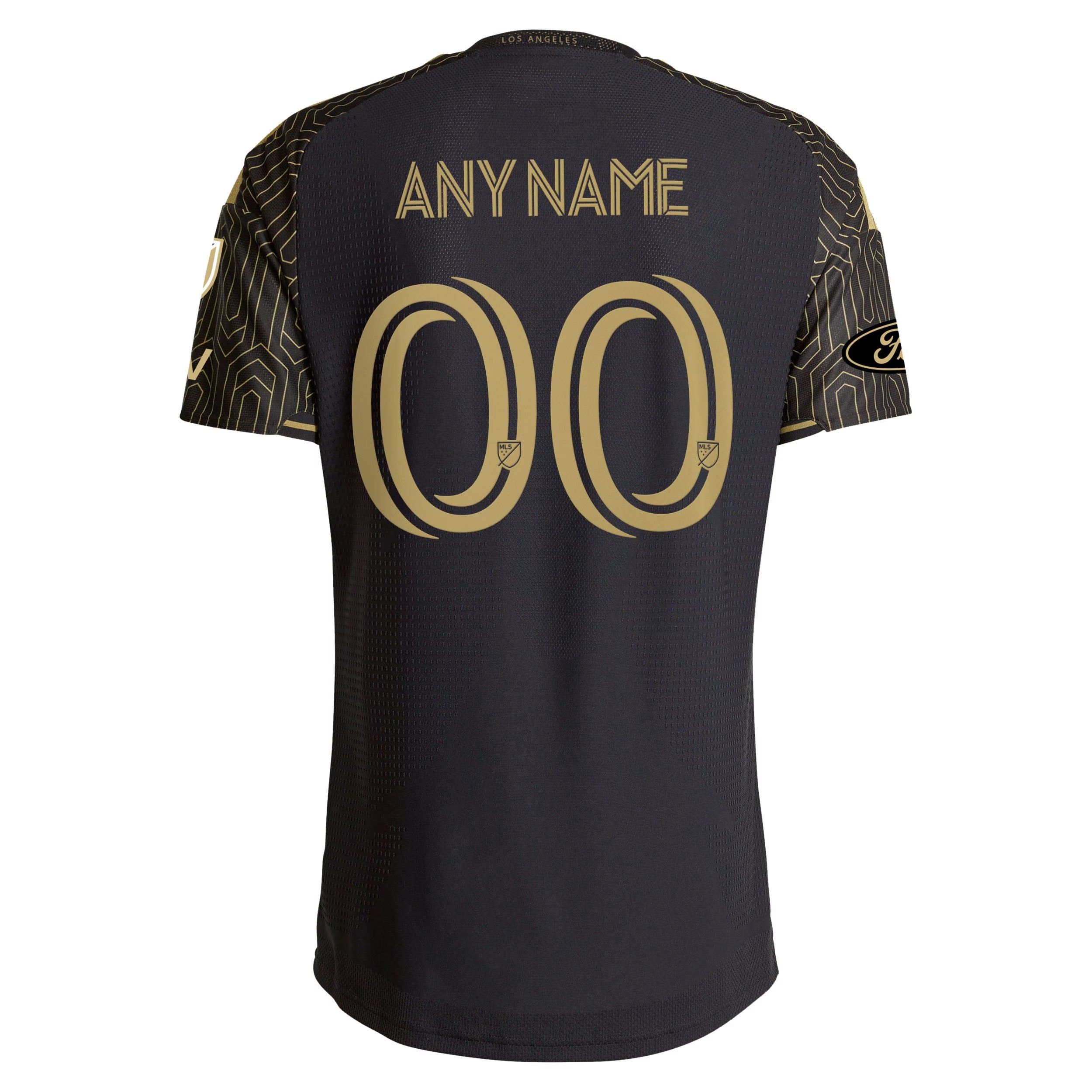 LAFC // adidas Official 2026 Primary On-Field Patch Custom Jersey – Black