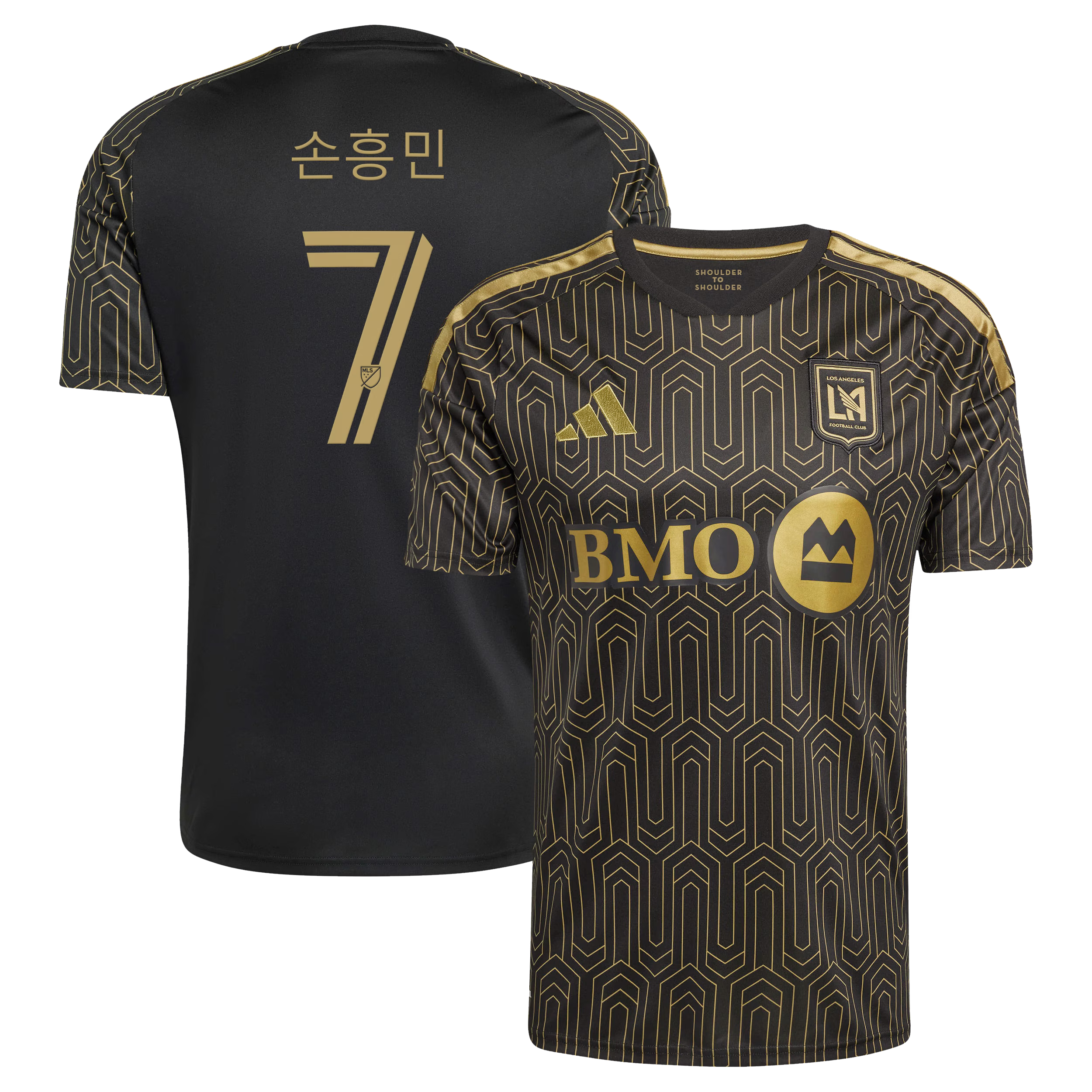 LAFC // adidas Son Heung-min #7 Official 2026 Primary On-Field Patch Jersey – Black