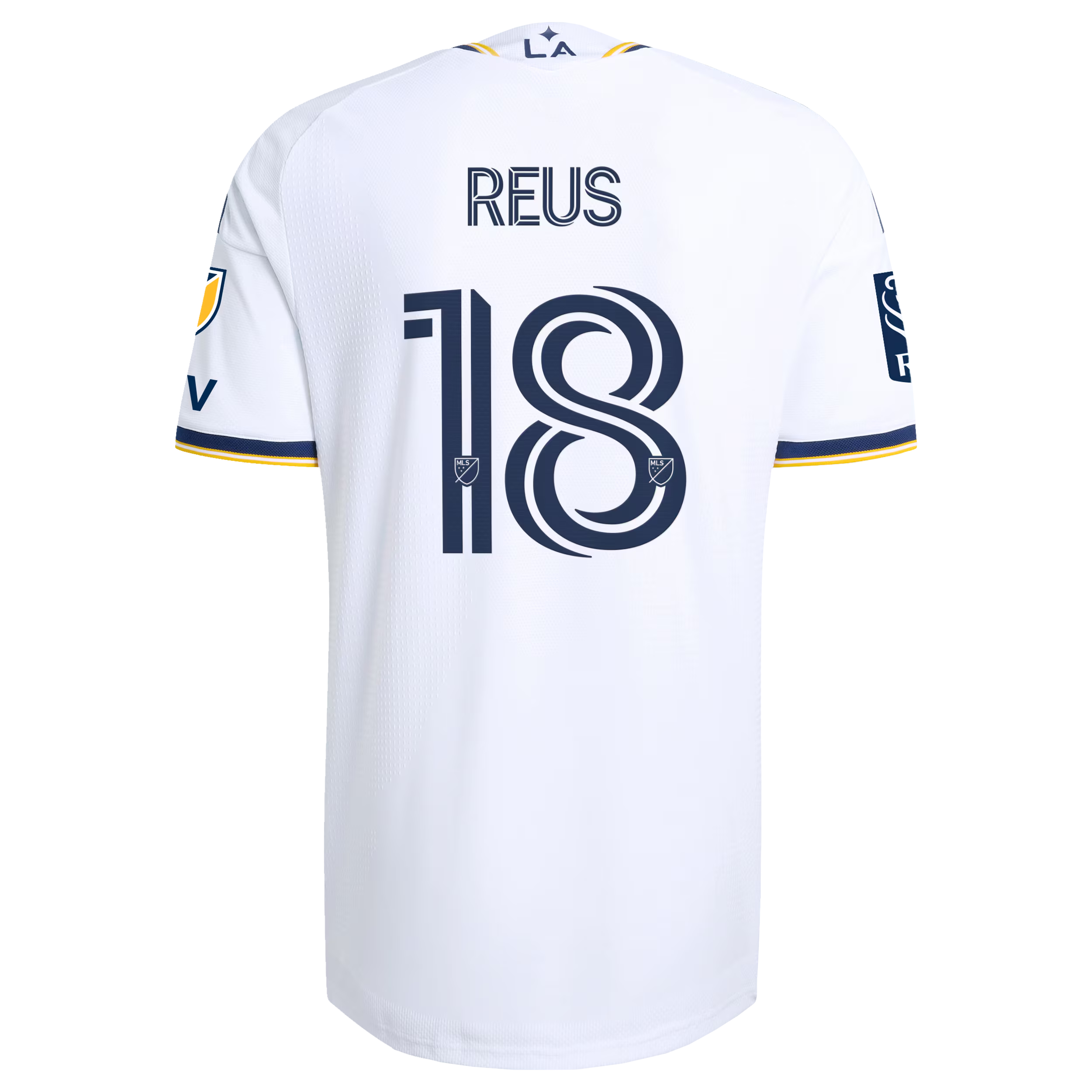 LA Galaxy // Marco Reus #18 Official 2026 The VeloCITY On-Field Patch Jersey – White