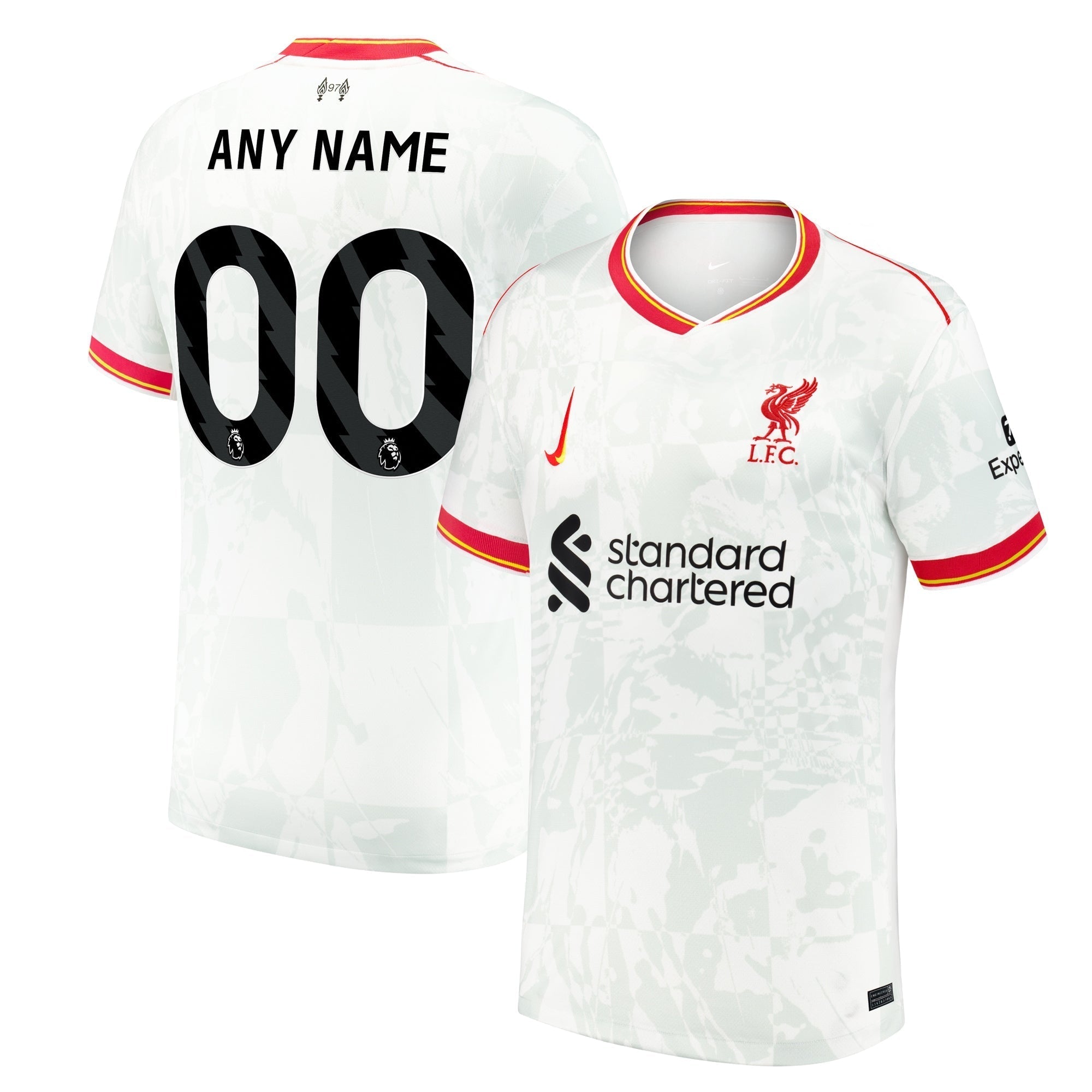 Liverpool 2024/25 Third Custom Soccer Shirt - White