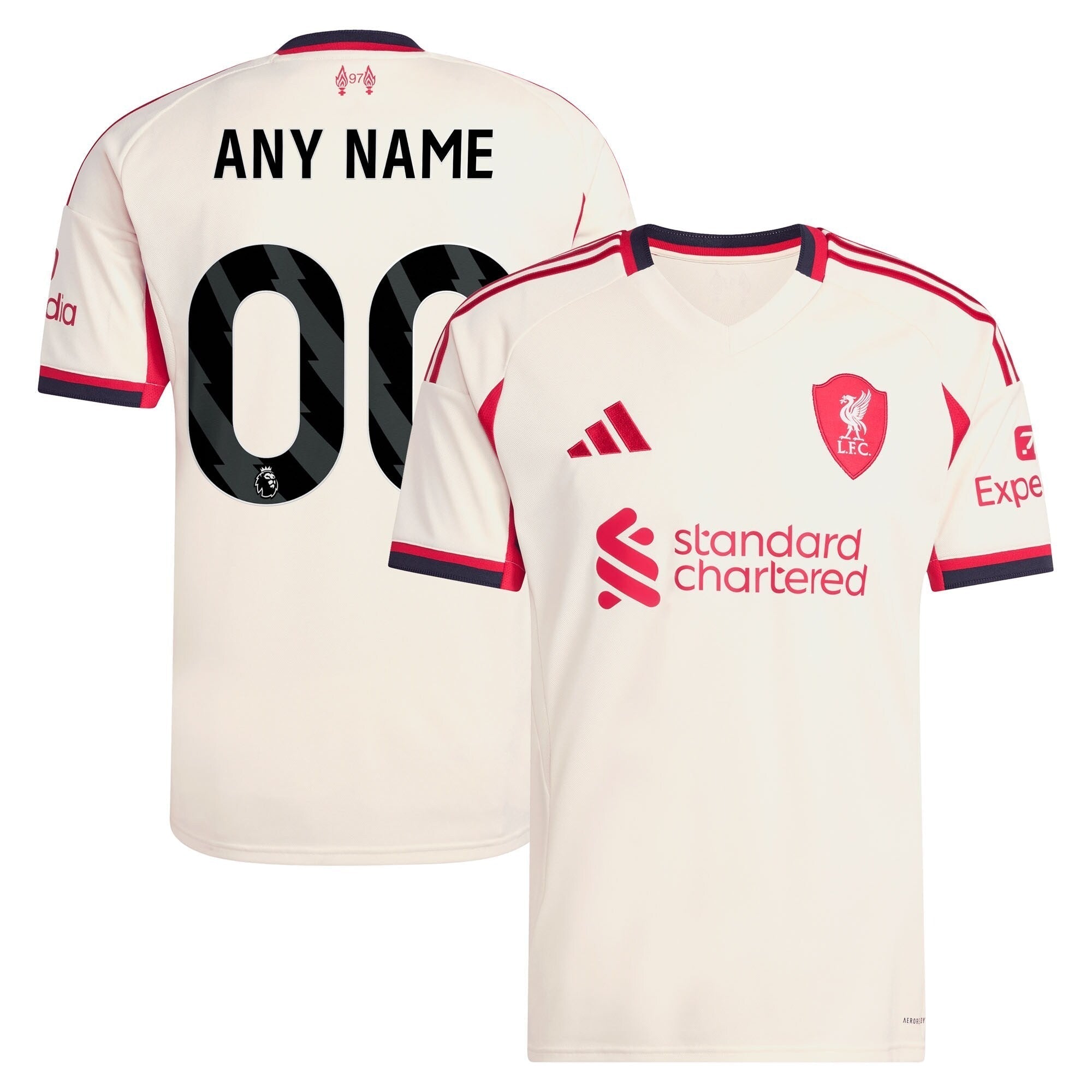 Liverpool 2025/26 Away Custom Soccer Shirt - White