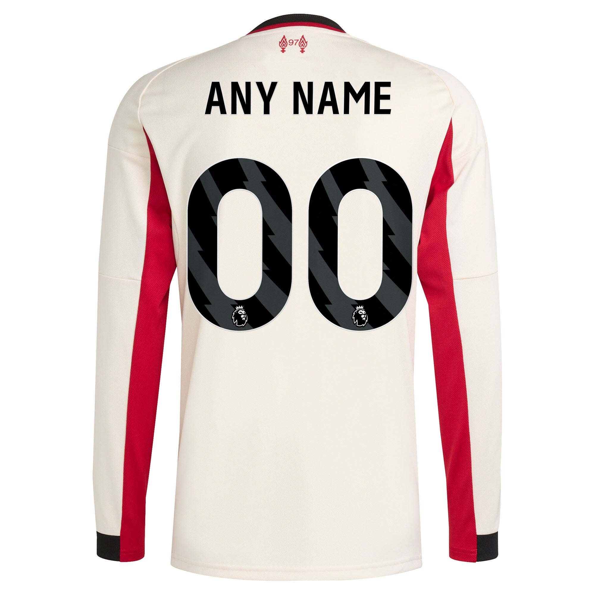 Liverpool 2025/26 Away Long Sleeve Custom Soccer Shirt - White