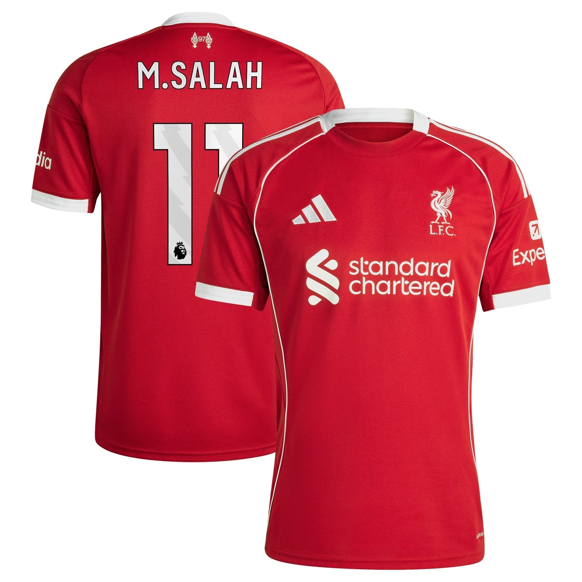 Liverpool 2025/26 Mohamed Salah 11 Home Soccer Shirt - Red