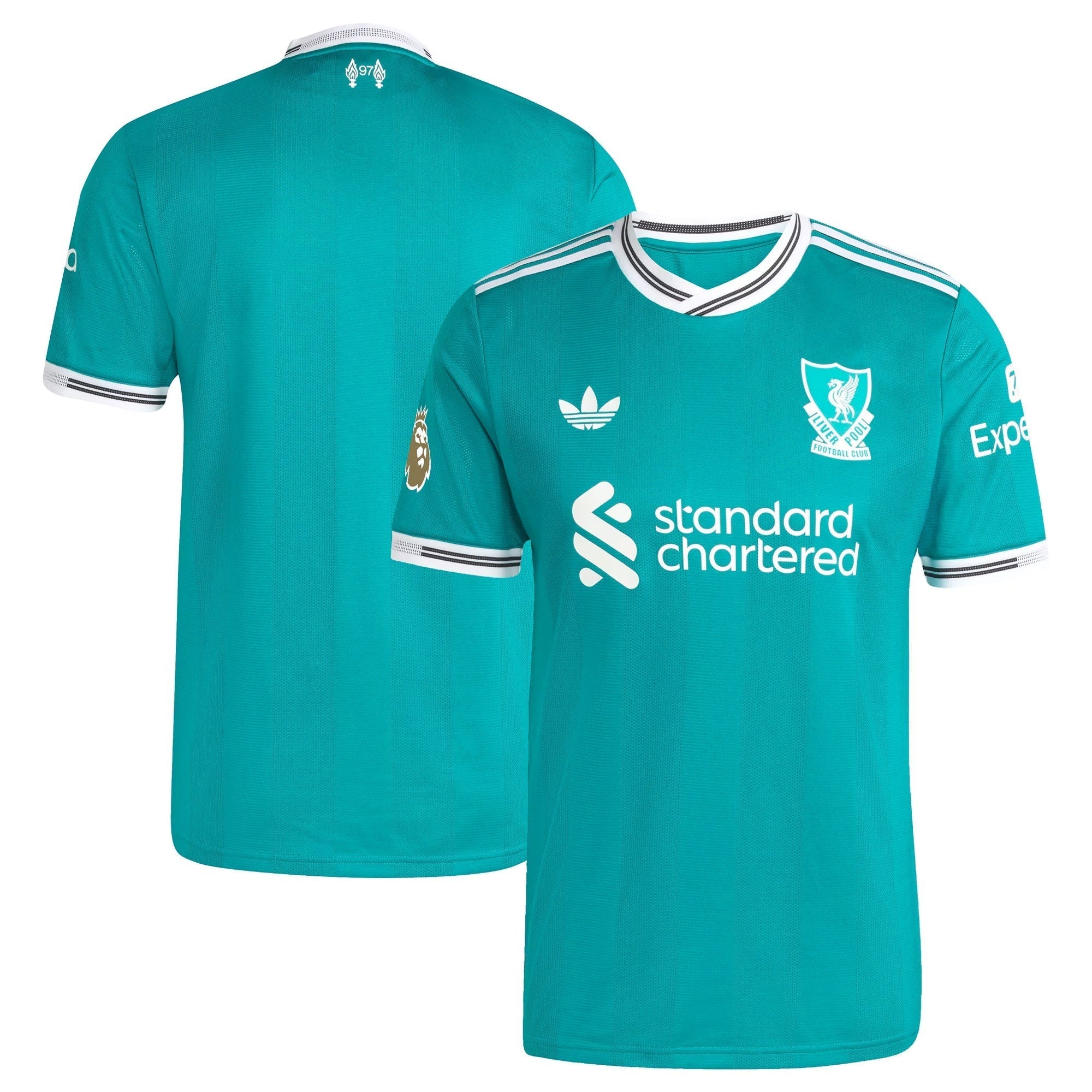 Liverpool 2025/26 Third Soccer Shirt with Patch - Green