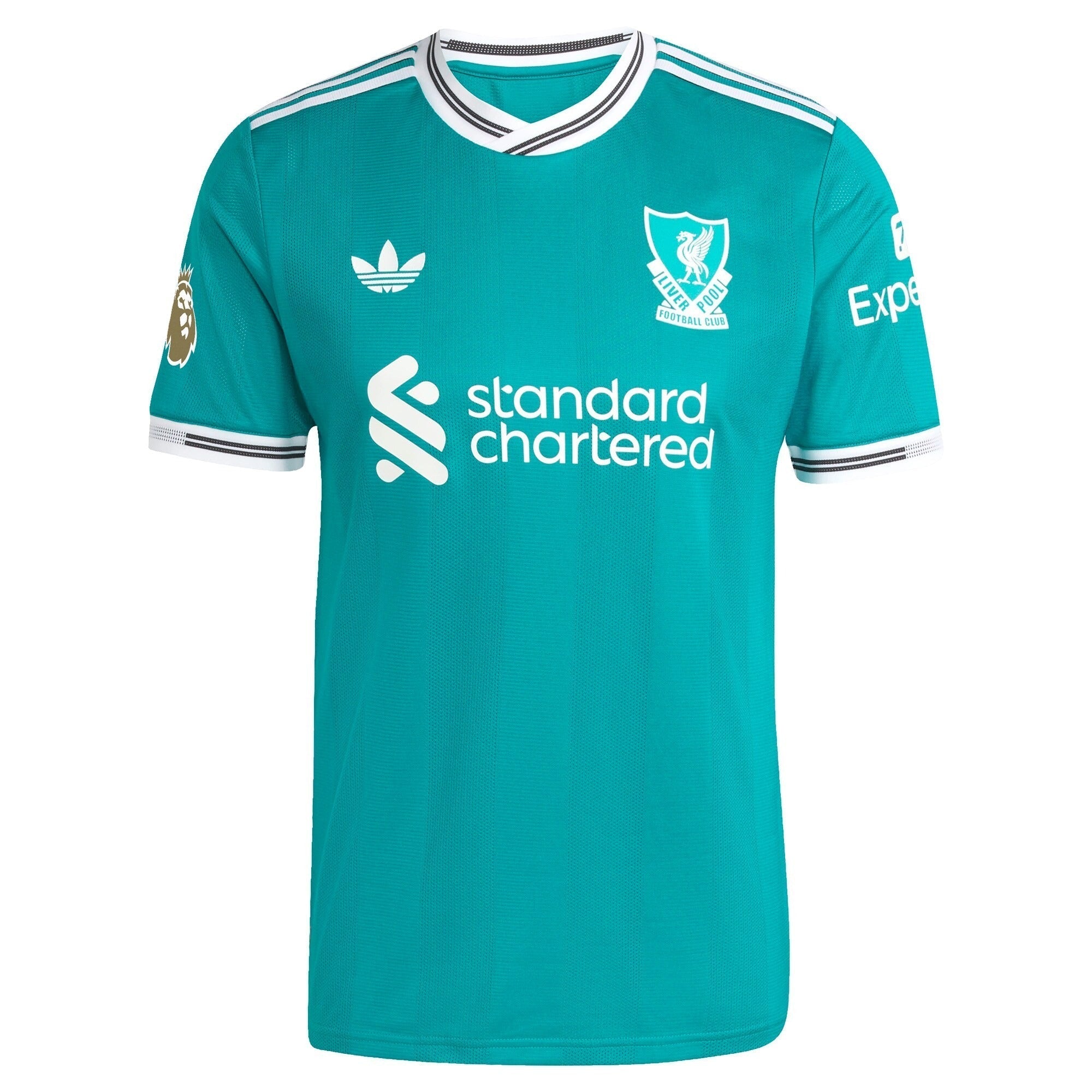Liverpool 2025/26 Third Soccer Shirt with Patch - Green