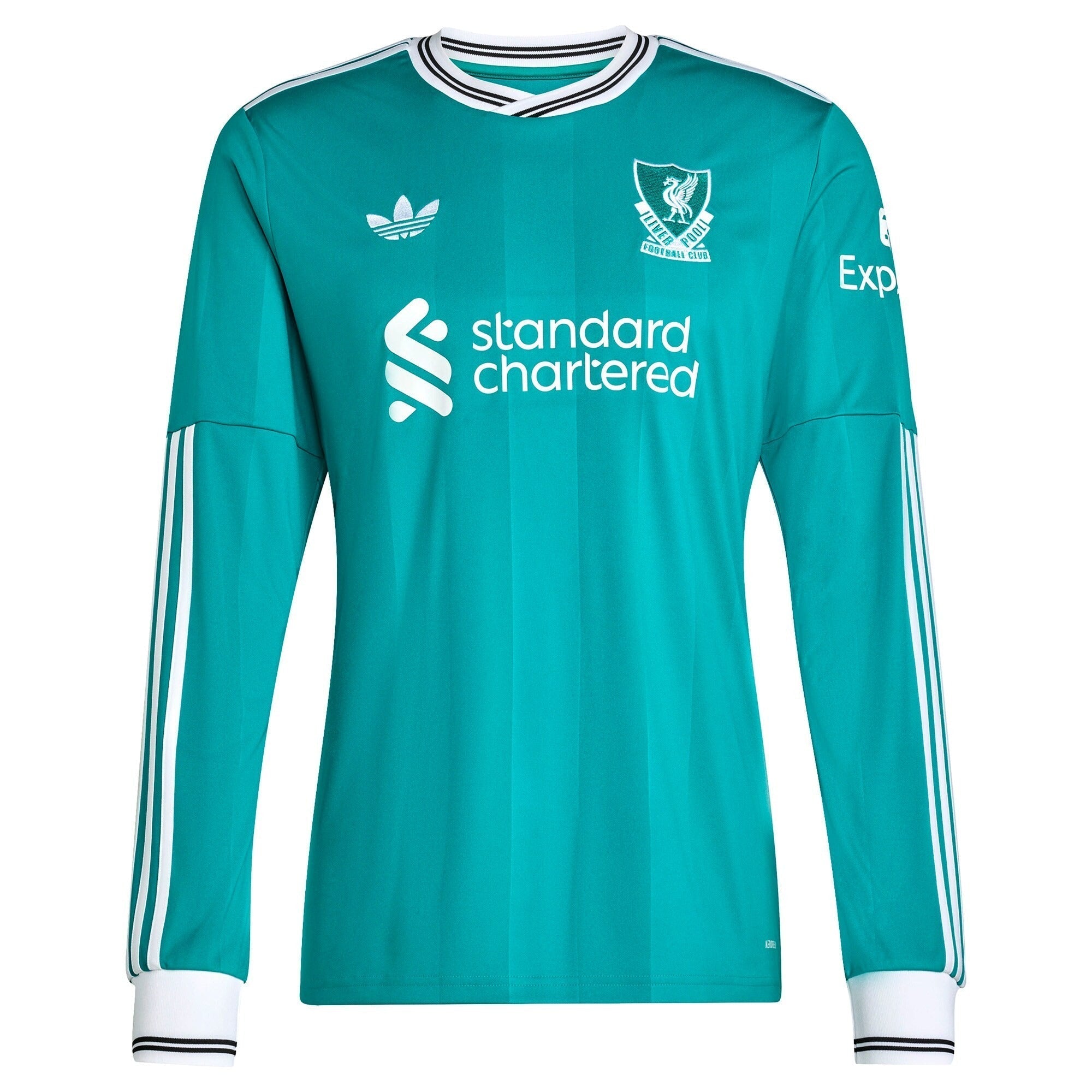 Liverpool 2025/26 Third Long Sleeve Custom Soccer Shirt - Green