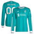 Liverpool 2025/26 Third Long Sleeve Custom Soccer Shirt - Green