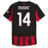 Luka Modric AC Milan 2025/26 Home Soccer Shirt - Red