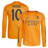 Luka Modric Real Madrid 2024/25 Away Long Sleeve Player Soccer Shirt - Orange