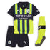 Manchester City Away Minikit 2024-25 with Foden 47 printing Kids Soccer Shirt