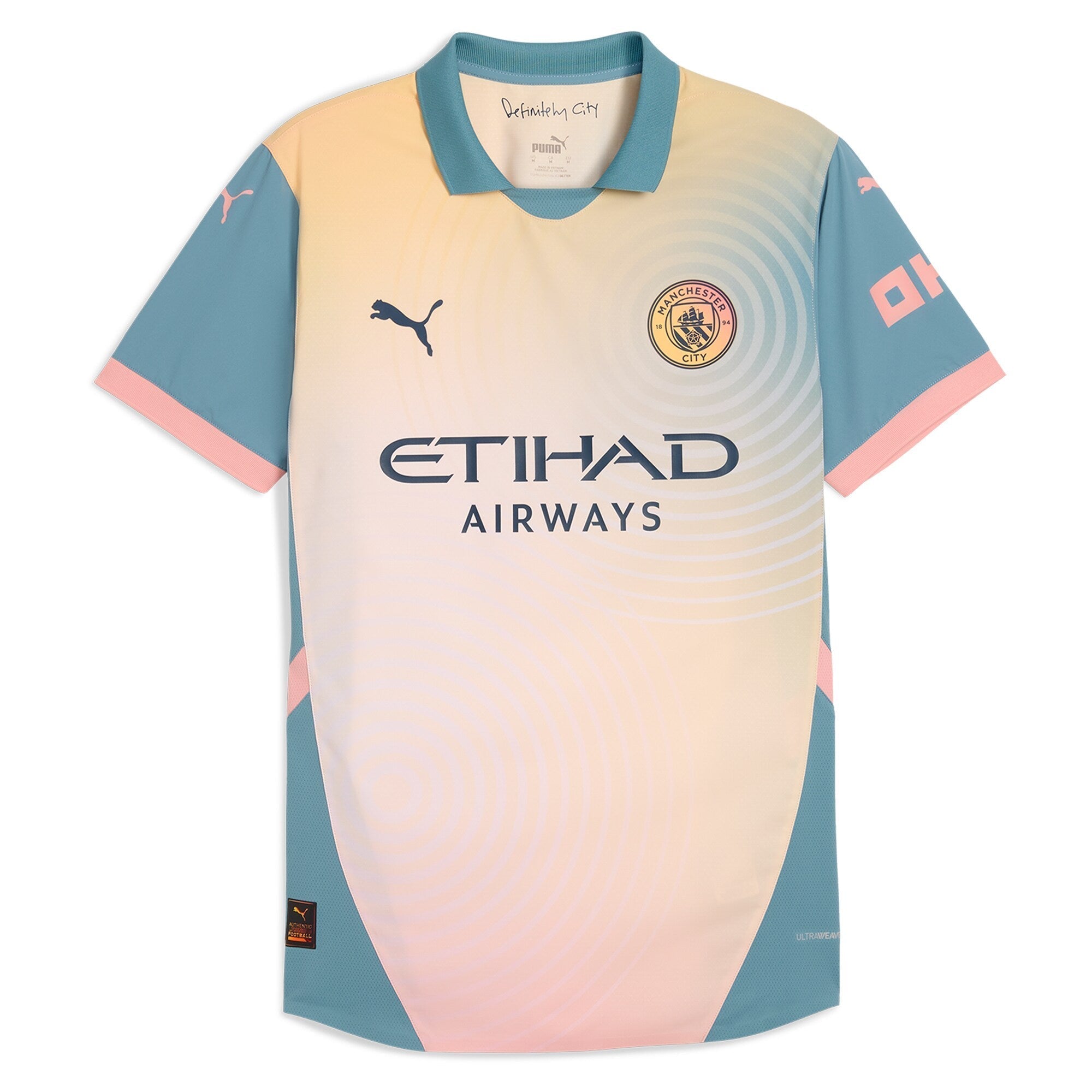 Manchester City 2024/25 Fourth Custom Soccer Shirt - Blue