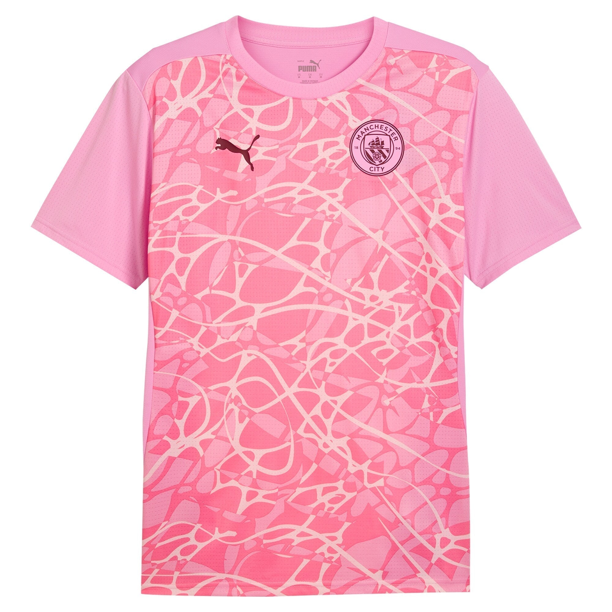 Manchester City 2024/25 Pre-Match Soccer Shirt - Pink
